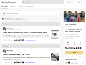 skool community screenshot