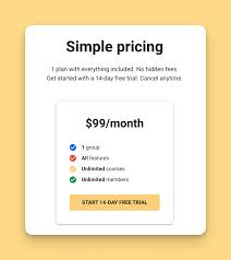 simple subscription and pricing $99 a month